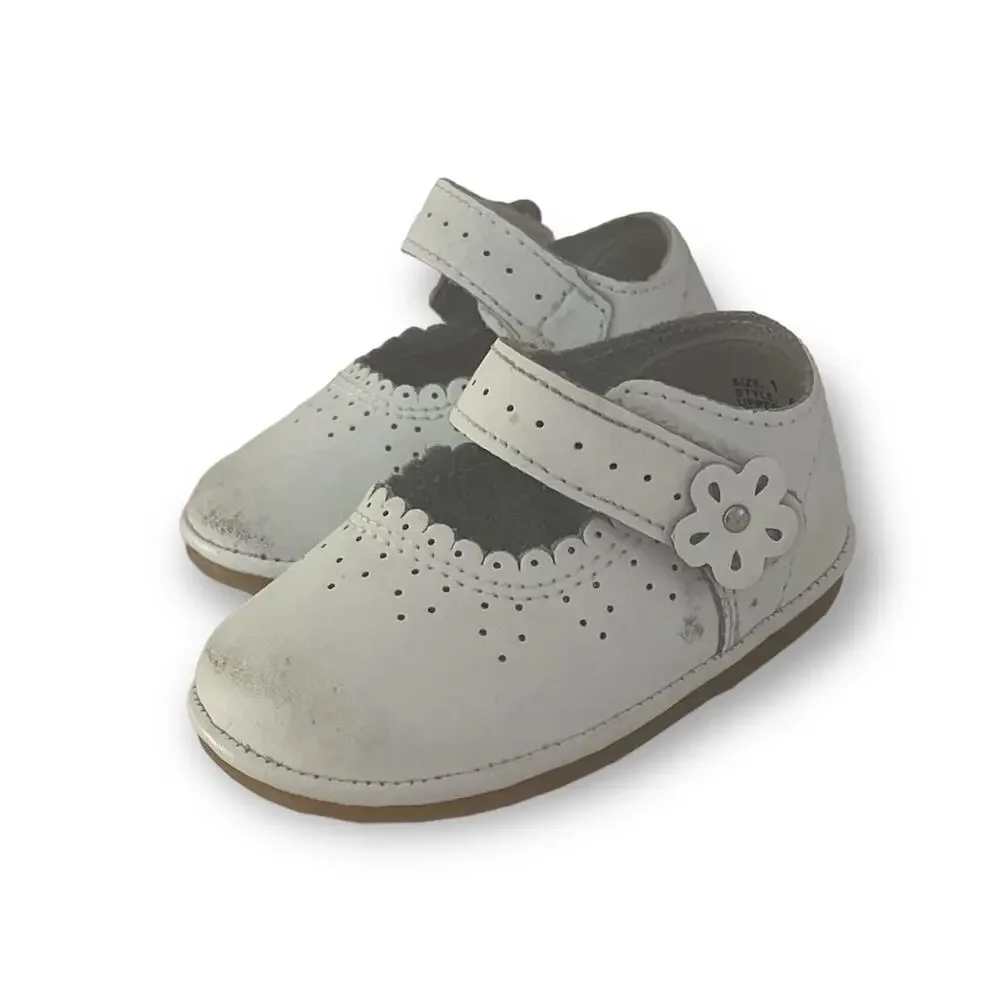 Angel Baby Shoes White Mary Janes